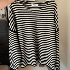 Oversized stripe sweater